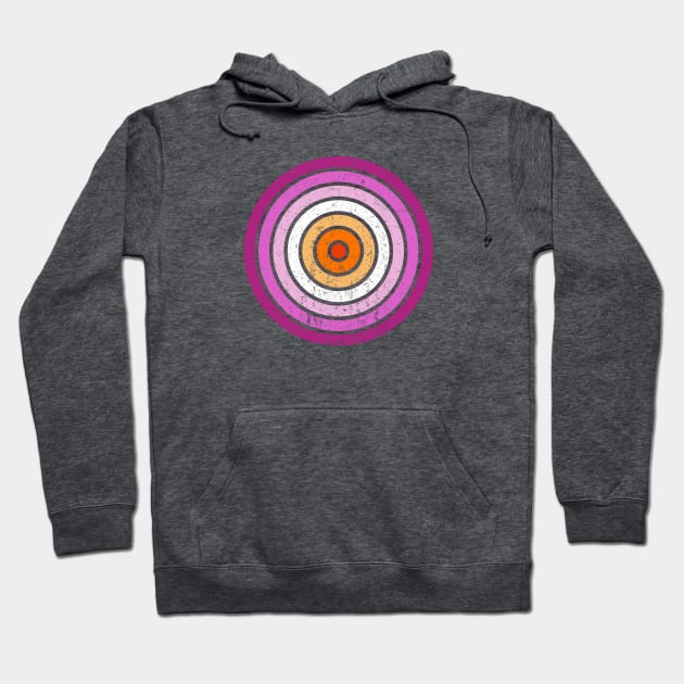 Lesbian Pride Circles of Life Hoodie by DADDY DD